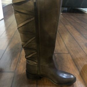 BCBG Leather boots — Barely worn